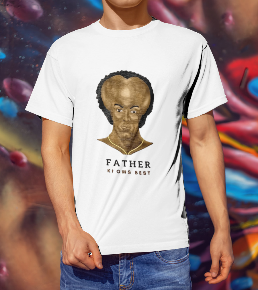 Father Knows Best Yakub Large Heart Shaped Brain T-Shirt