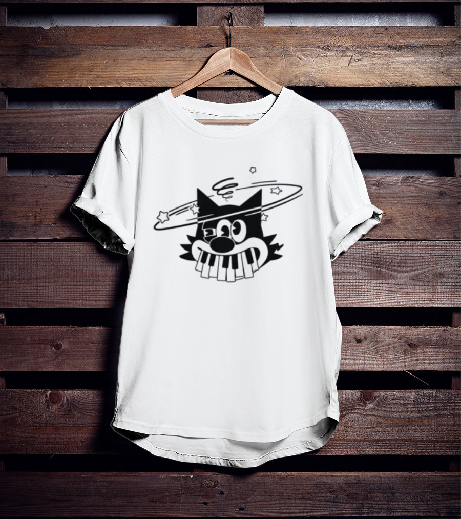 G Jones Eprom Slamming Keys Cat T-Shirt