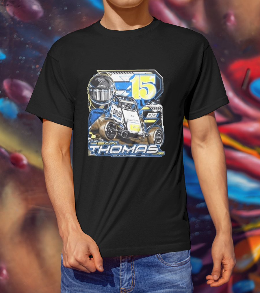 Kevin Thomas Cullman 15 Car Racing BB Performance T-Shirt