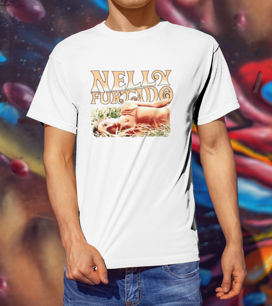 Nelly Furtado Woah Nelly Album Cover Image T-Shirt