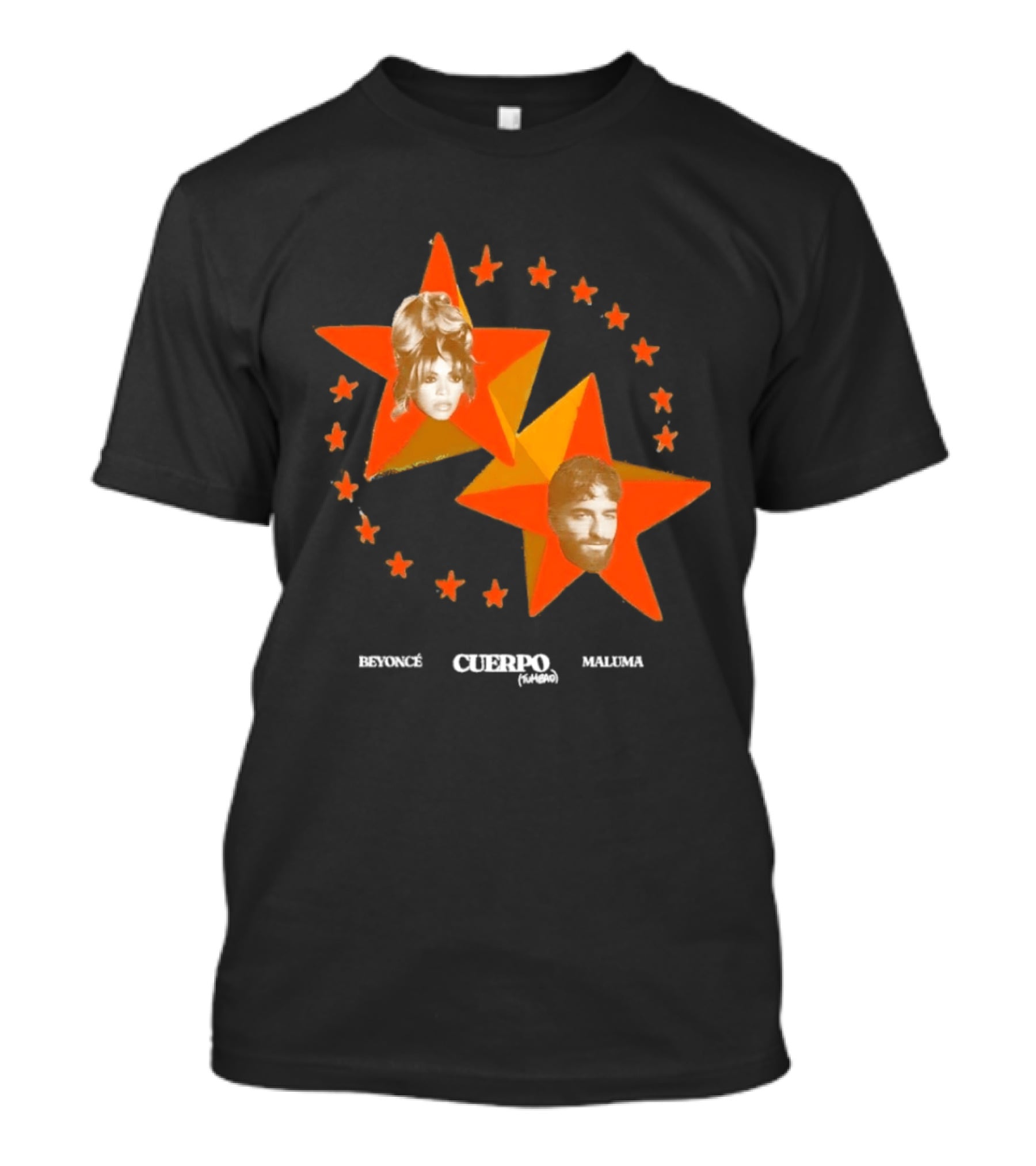 Beyoncé Maluma Cuerpo Tumbao Latin Pop Starry T-Shirt