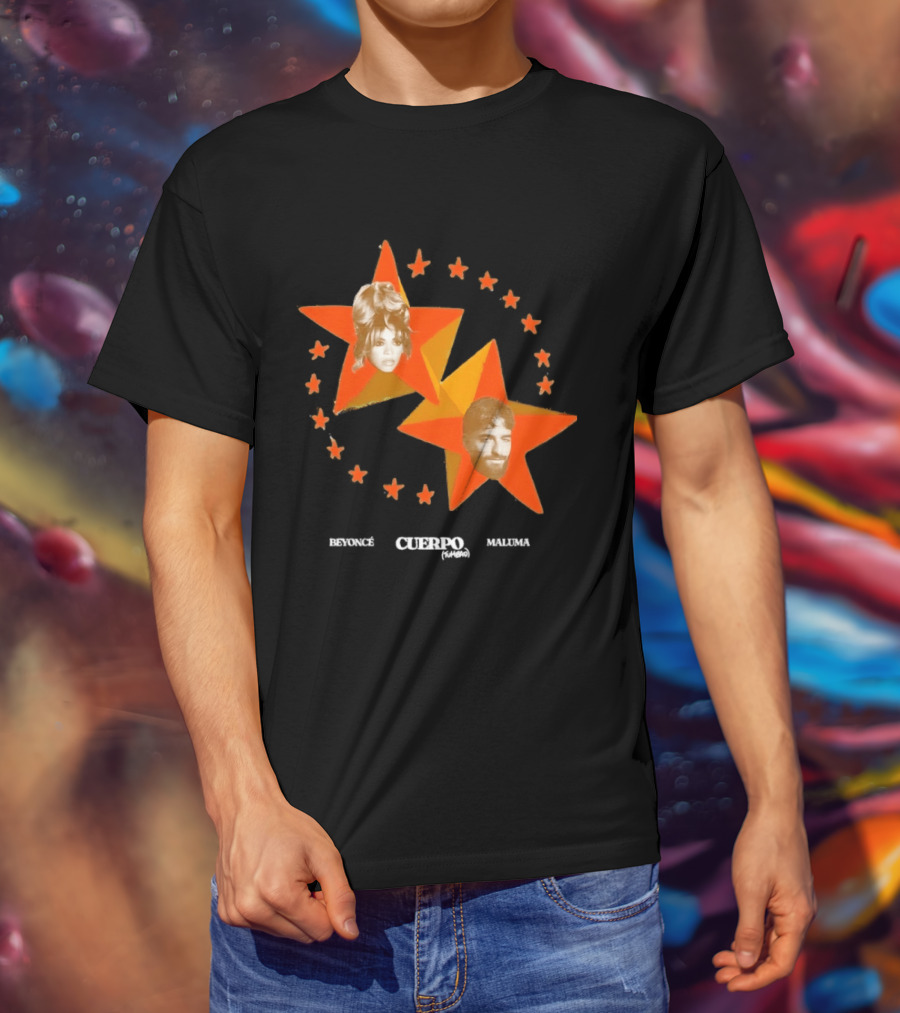 Beyoncé Maluma Cuerpo Tumbao Latin Pop Starry T-Shirt