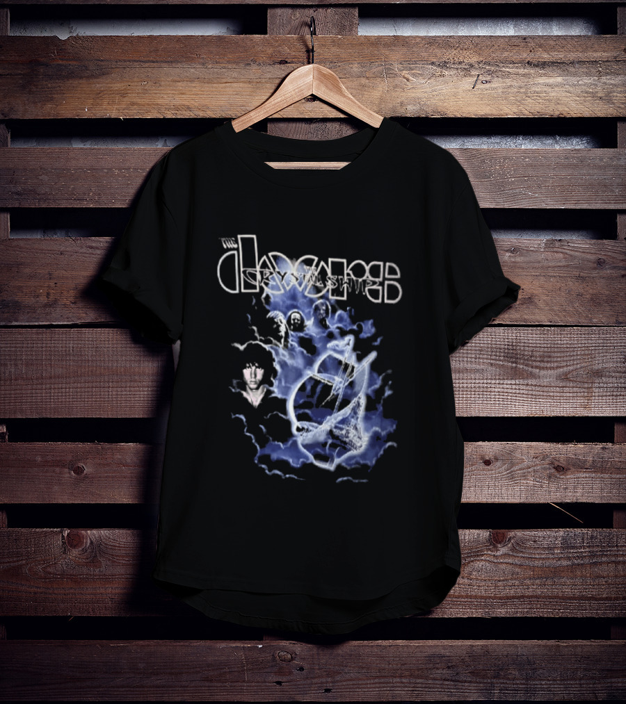 The Doors Jim Morrison Crystal Ship Lyrics And Band Members T-Shirt