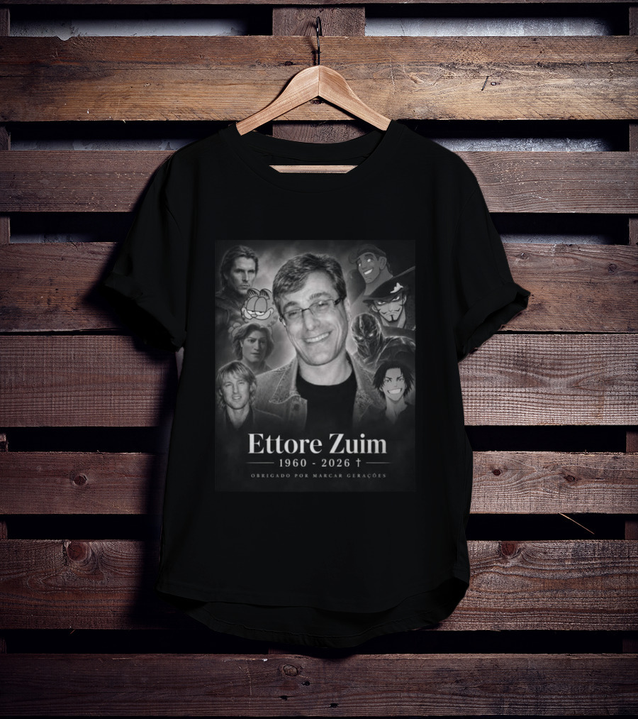 Ettore Zuim 1960 2026 Obrigado Por Marcar Gerações Lamenta Profundamente O Falecimento T-Shirt