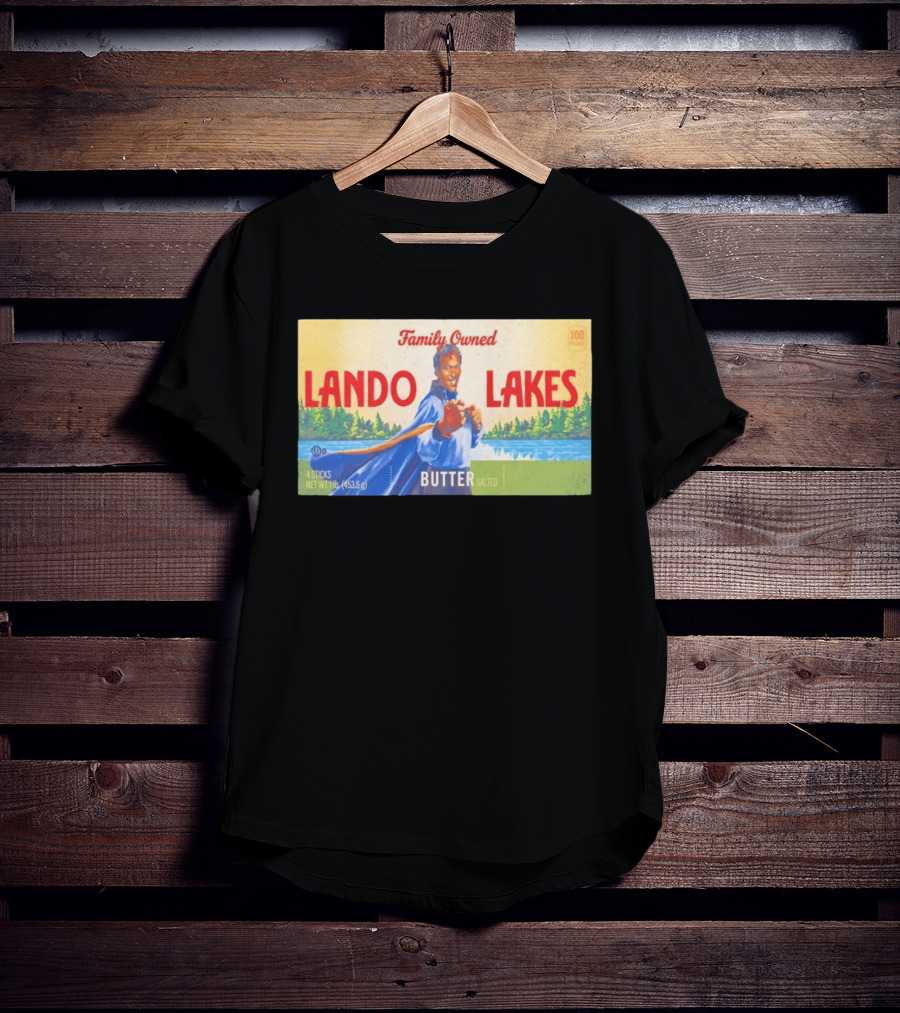 Family Owned Lando Lakes Butter Star Wars Mashup T-Shirt