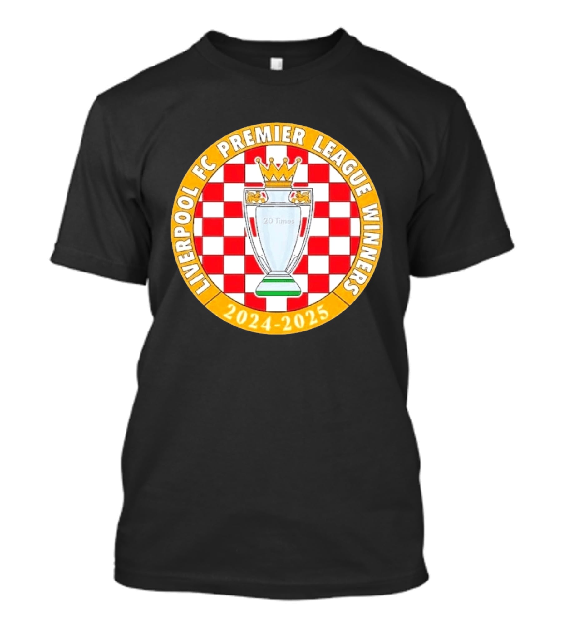 Liverpool FC Premier League Winners 2024 2025 20 Times T-Shirt