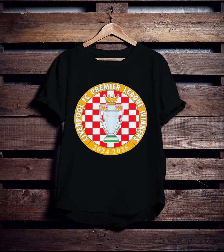 Liverpool FC Premier League Winners 2024 2025 20 Times T-Shirt