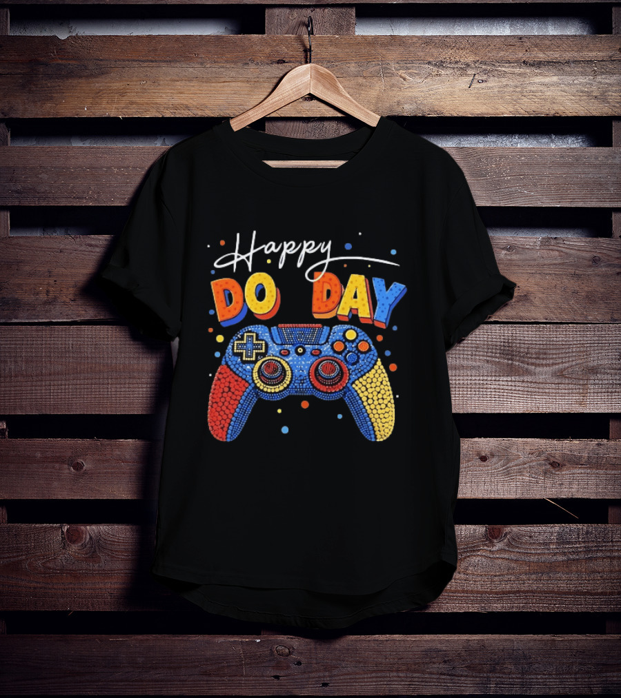 Happy Dot Day Gaming Controller Video Game Celebration T-Shirt