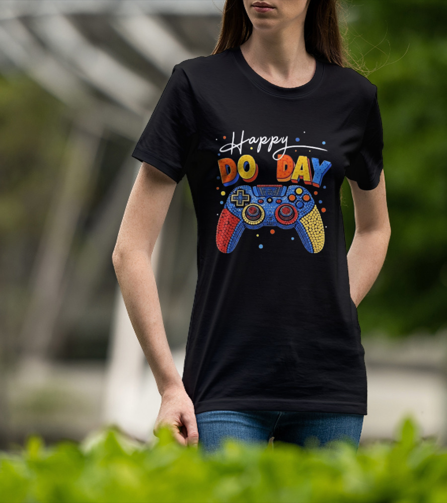 Happy Dot Day Gaming Controller Video Game Celebration T-Shirt
