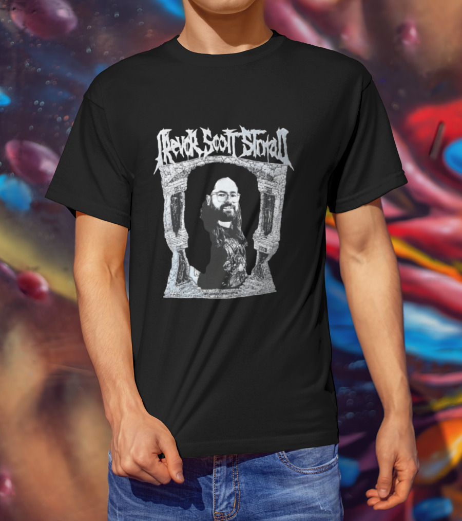 Trevor Scott Strnad 1981 2022 Gothic Stone Arch Memorial T-Shirt
