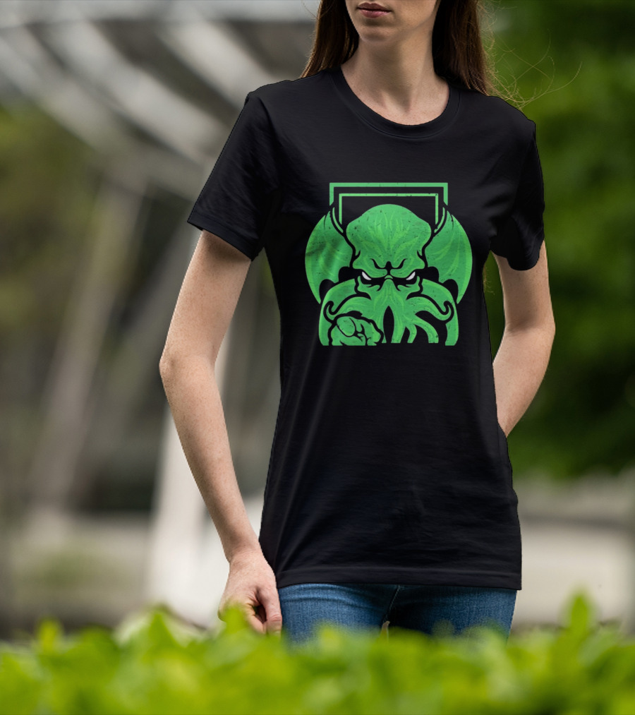 I Want Cthulhu YOU To Obey Commanding Green Creature T-Shirt