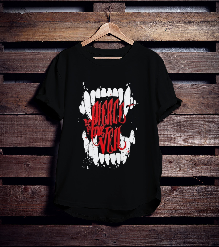 Pierce The Veil Blood Fangs Post Hardcore Band Merch T-Shirt