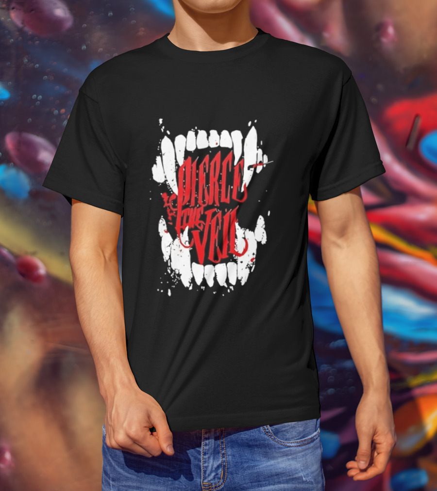 Pierce The Veil Blood Fangs Post Hardcore Band Merch T-Shirt