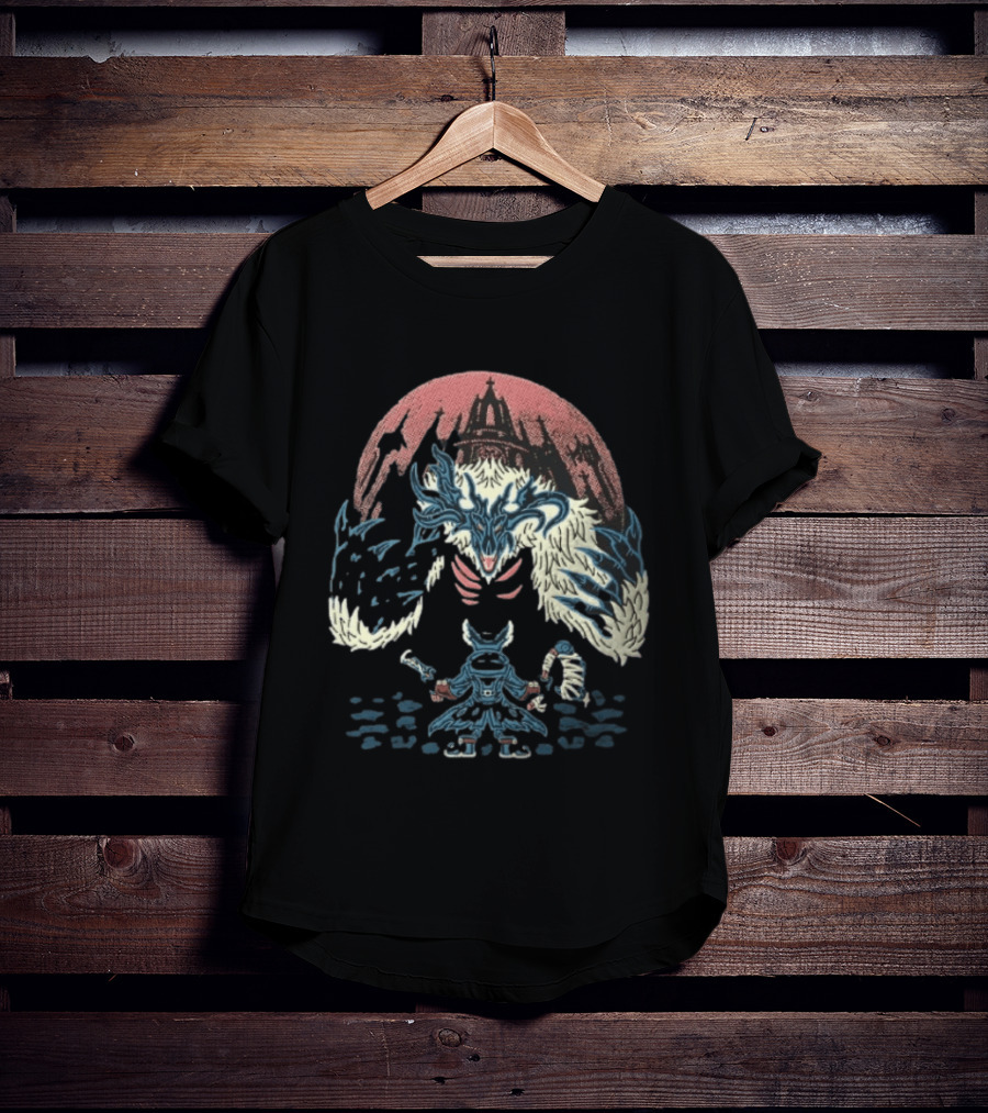 Vicar Amelia Hunter Confronts Beast At Gothic Cathedral T-Shirt