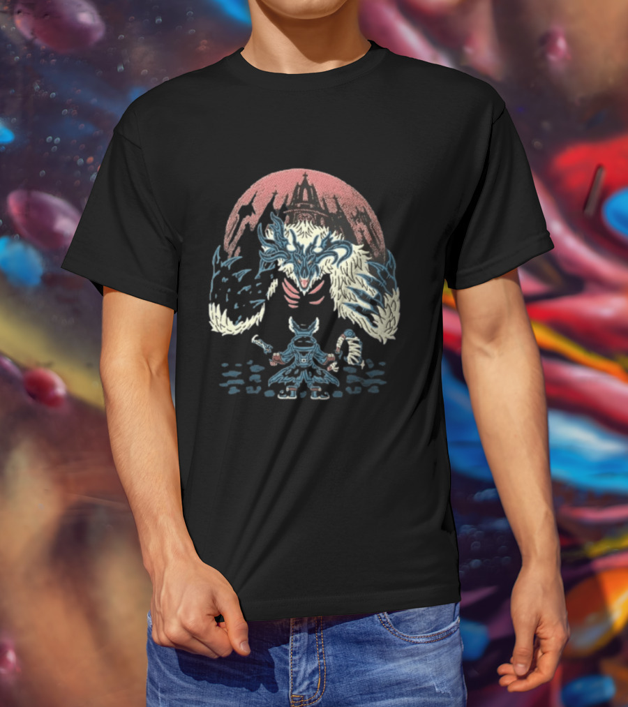 Vicar Amelia Hunter Confronts Beast At Gothic Cathedral T-Shirt