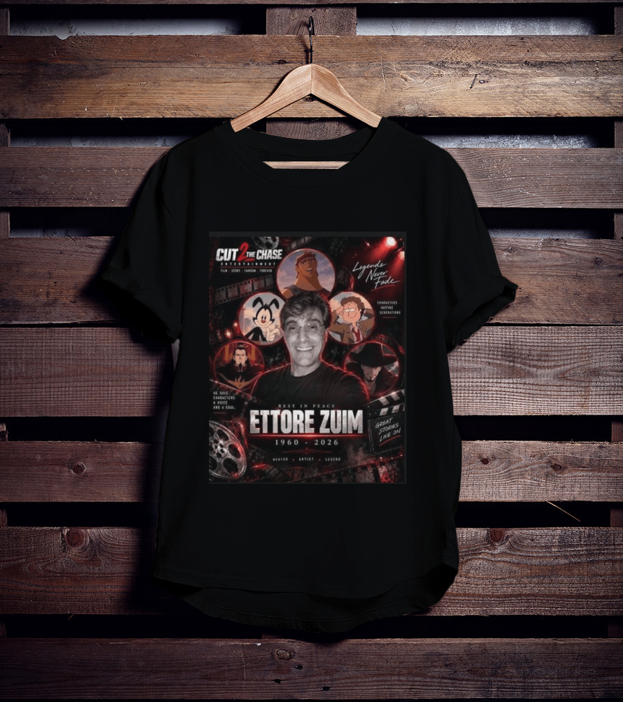 Rest In Peace Ettore Zuim 1960 2026 Mentor Artist Legend Characters Inspire Generations T-Shirt