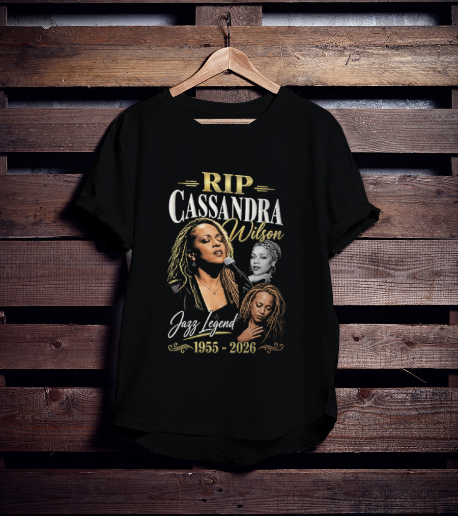 RIP Cassandra Wilson Jazz Legend 1955 2026 T-Shirt
