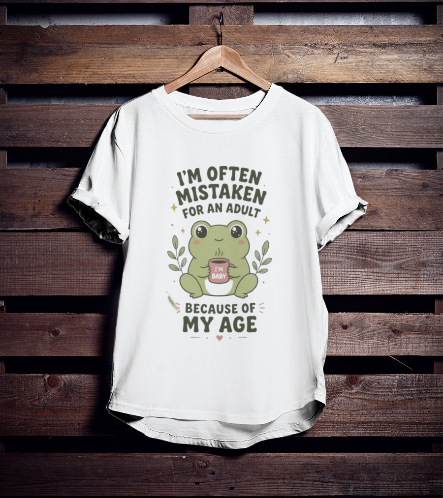 I'm Often Mistaken For An Adult Baby Frog Because Of My Age T-Shirt