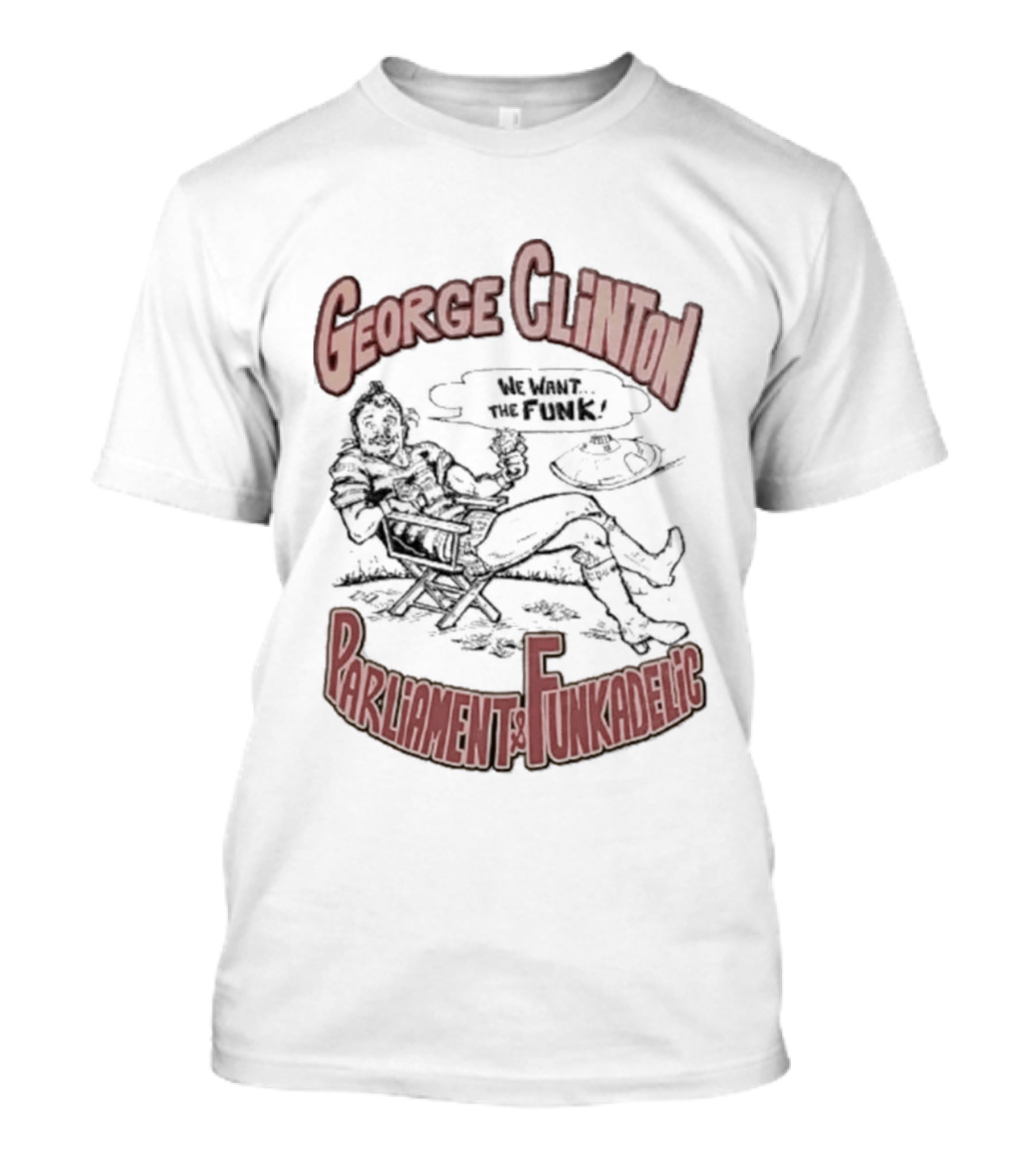 George Clinton We Want The Funk Parliament Funkadelic T-Shirt