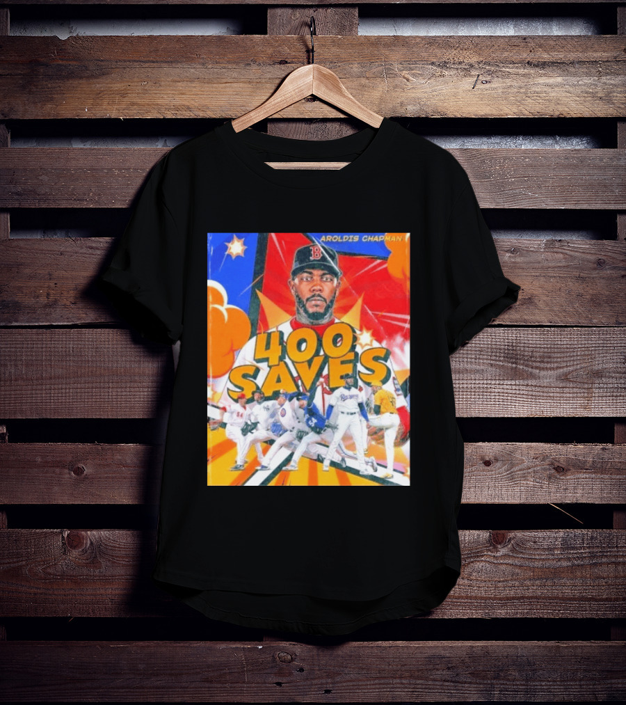 Aroldis Chapman MLB 400 Saves Record Pitcher Highlights T-Shirt
