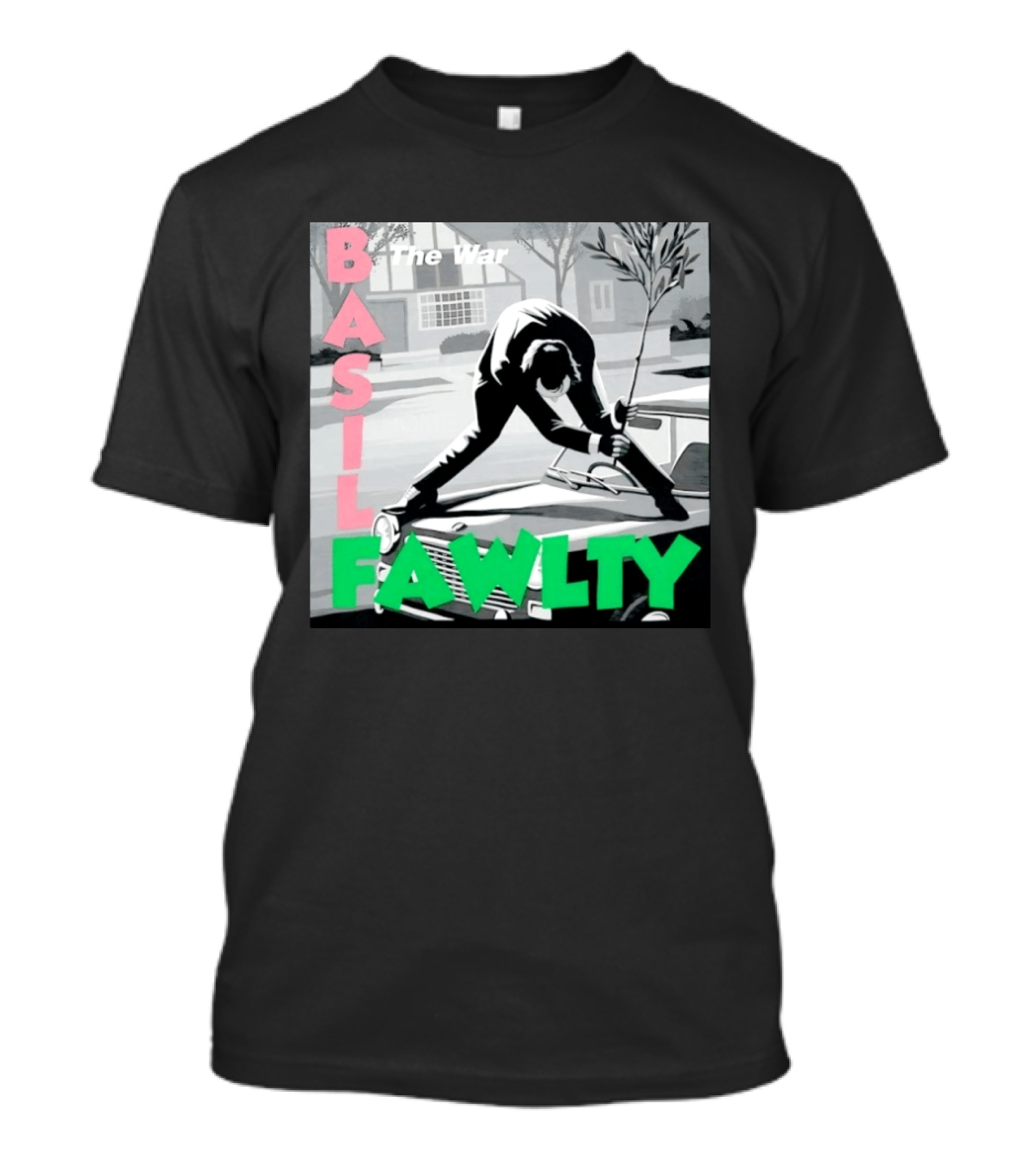 Basil Fawlty The War John Cleese British Comedy Iconic Scene T-Shirt
