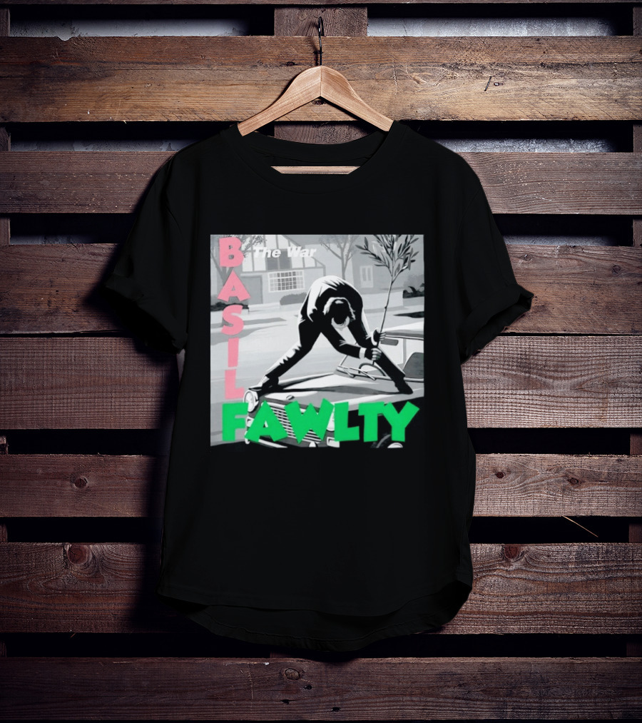 Basil Fawlty The War John Cleese British Comedy Iconic Scene T-Shirt