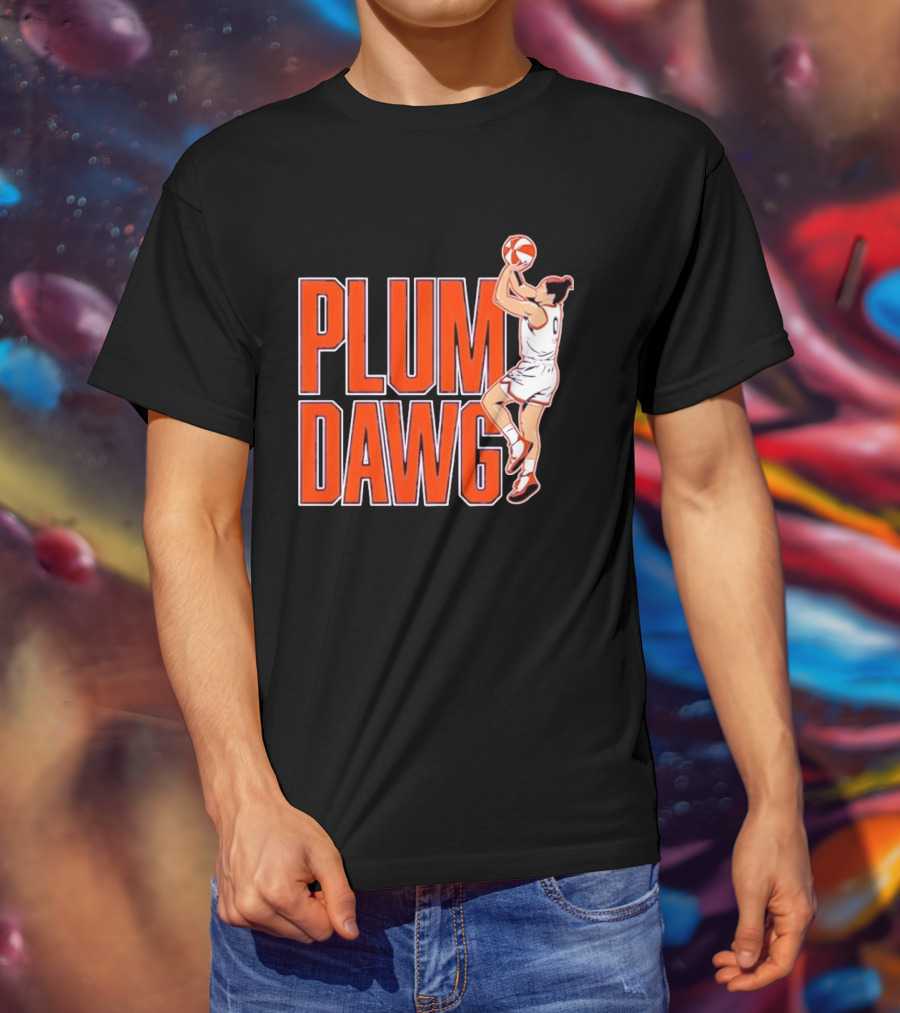Kelsey Plum Dawg Las Vegas Aces WNBA Basketball Player T-Shirt