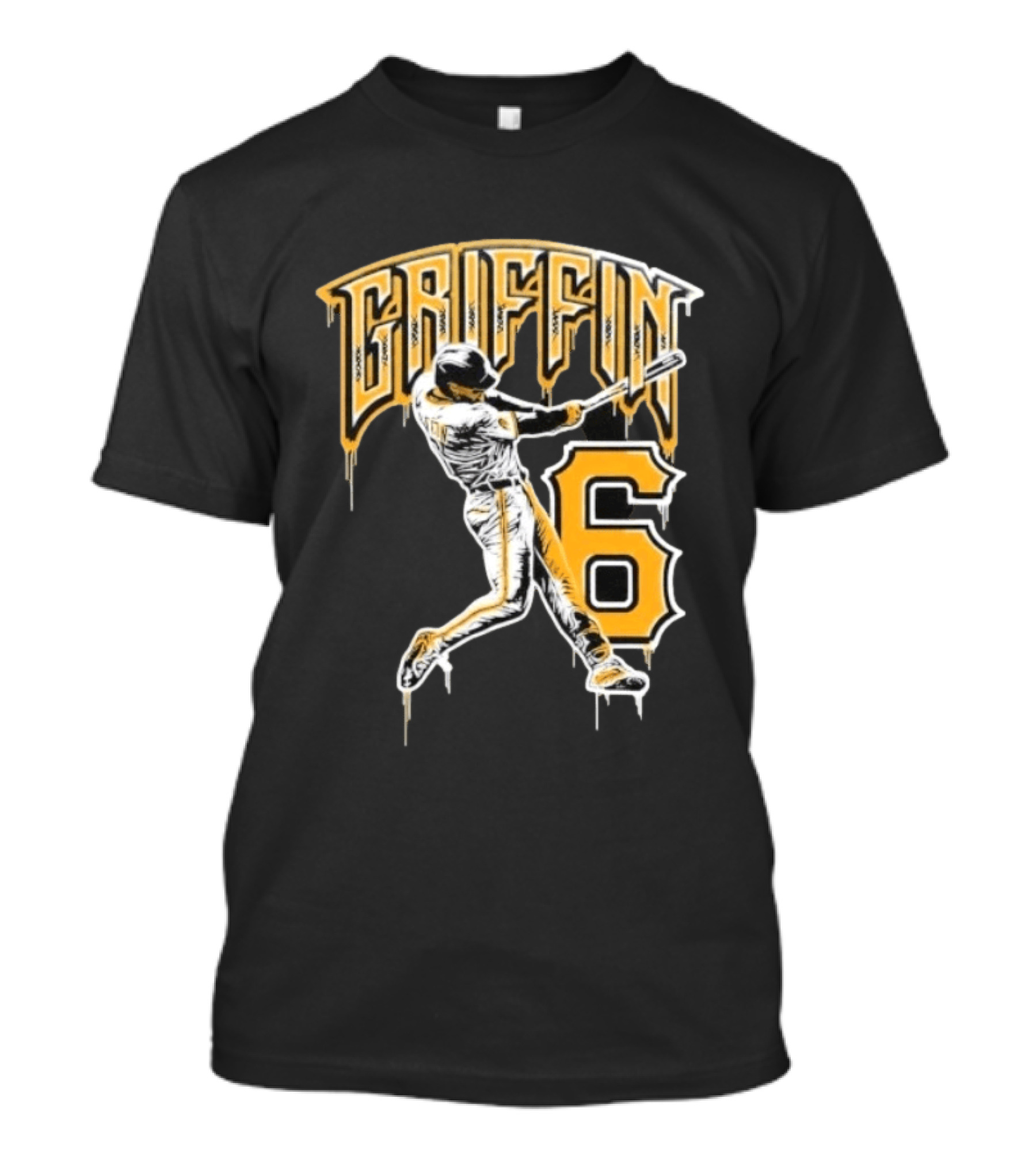 Konnor Griffin 6 Batting Baseball Pittsburgh Pirates T-Shirt
