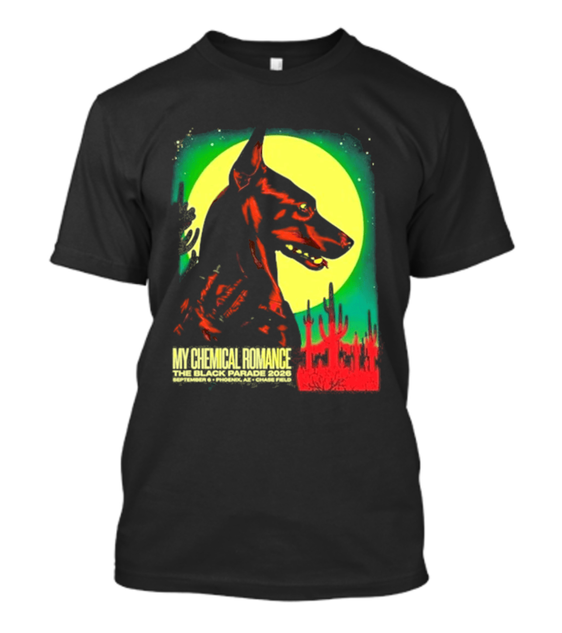 MCR My Chemical Romance Phoenix AZ Chase Field September 6 2026 T-Shirt