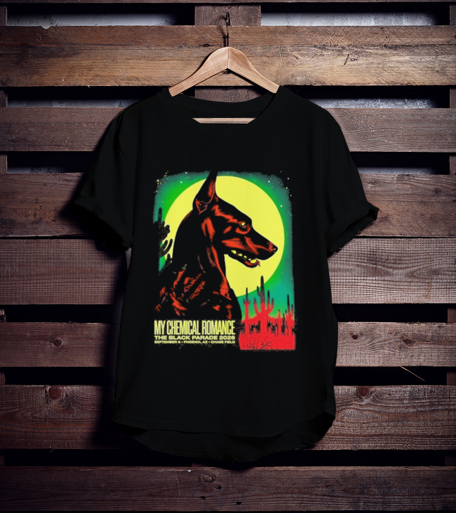 MCR My Chemical Romance Phoenix AZ Chase Field September 6 2026 T-Shirt