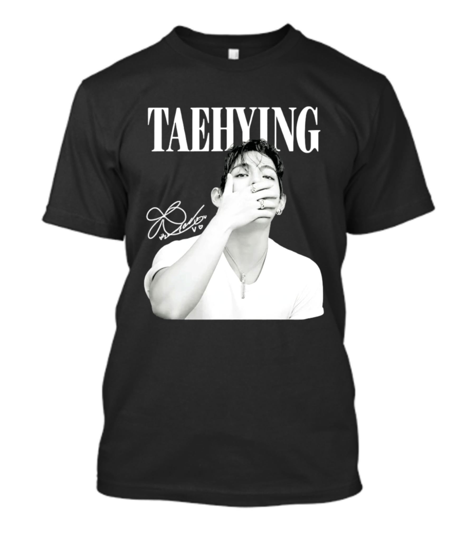 TAEHYUNG BTS V K Pop Fashion Style Signature T-Shirt