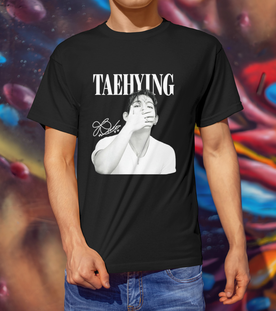 TAEHYUNG BTS V K Pop Fashion Style Signature T-Shirt