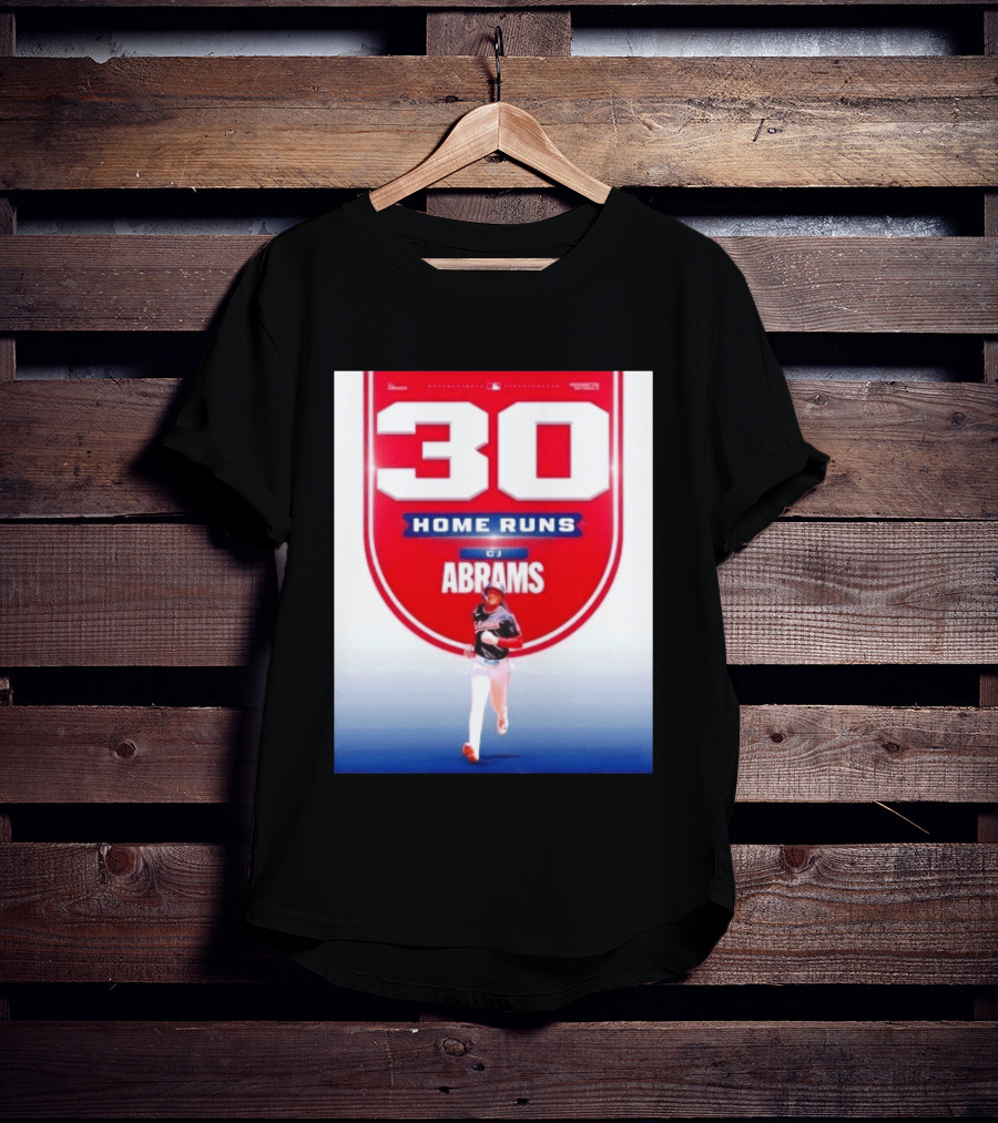 30 Home Runs CJ Abrams Washington Nationals T-Shirt