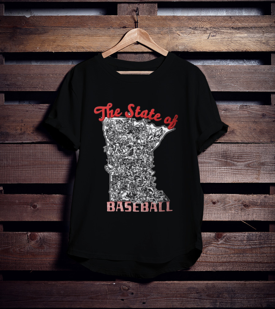 Minnesota Baseball Teams Collage The State Of Baseball T-Shirt