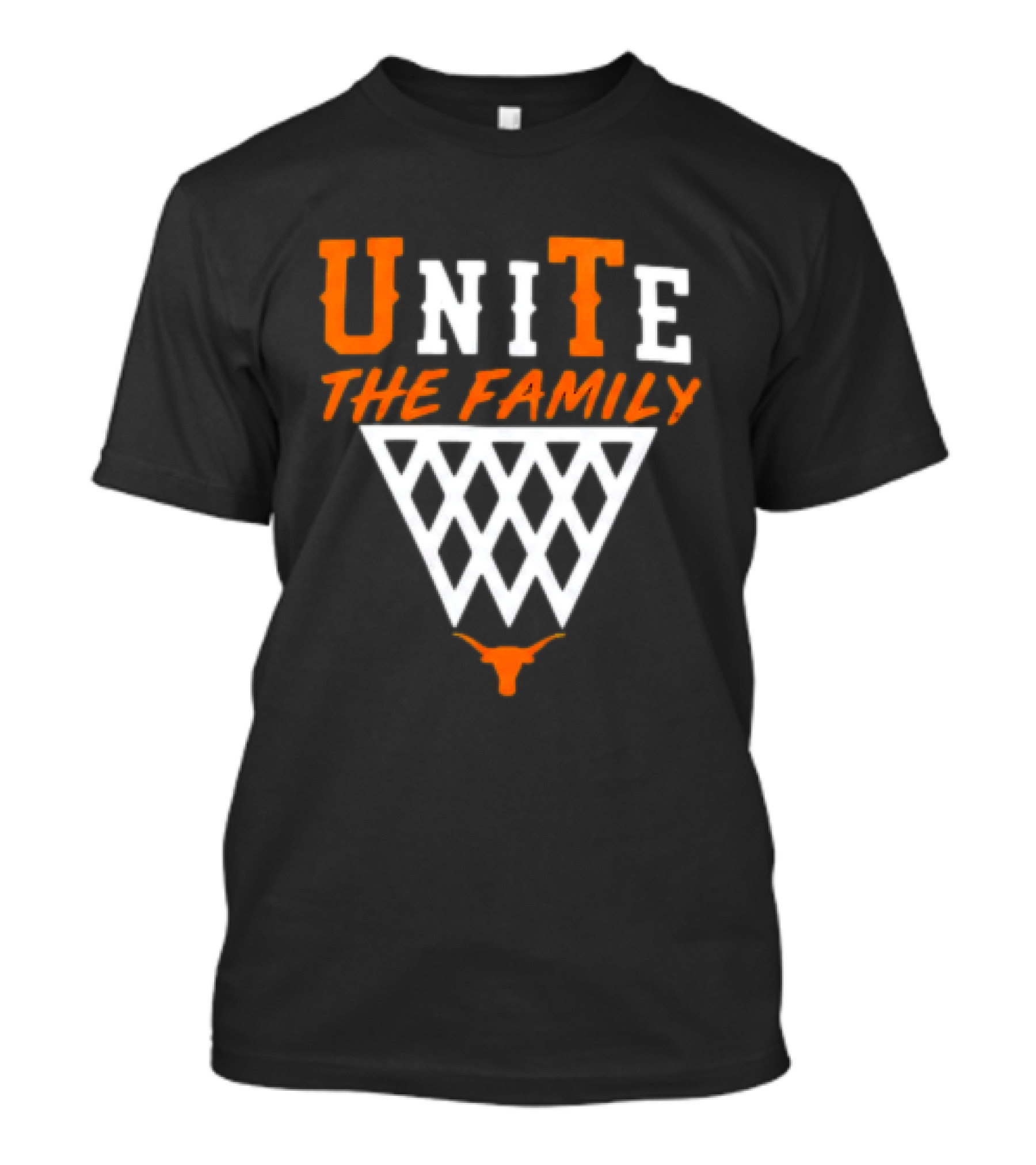 Unite The Family Mohamed Bamba Texas Longhorns Basketball Motif T-Shirt