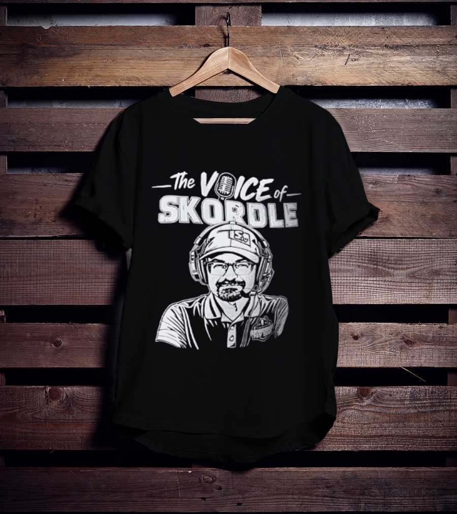 The Voice Of Skordle Podcast Broadcaster Sports Commentator T-Shirt