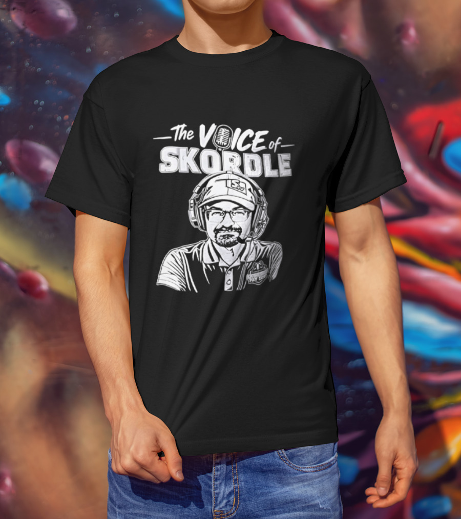The Voice Of Skordle Podcast Broadcaster Sports Commentator T-Shirt