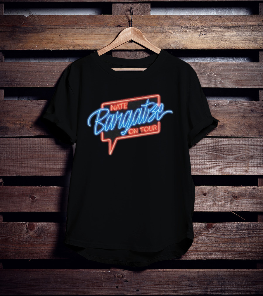 Nate Bargatze On Tour Neon Sign T-Shirt