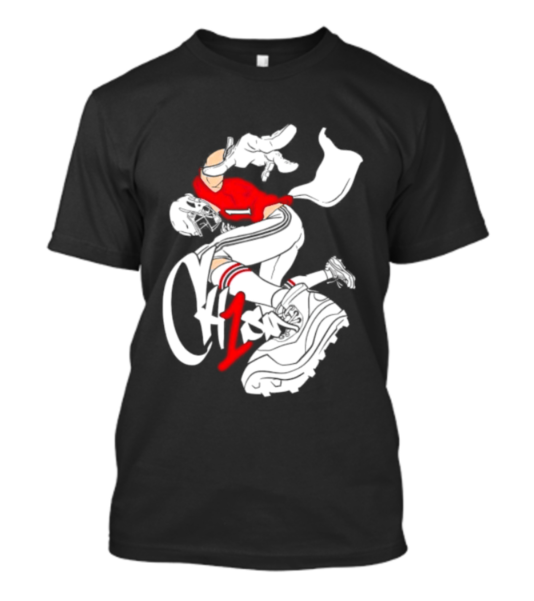 Drake Maye New England Patriots Number 1 T-Shirt