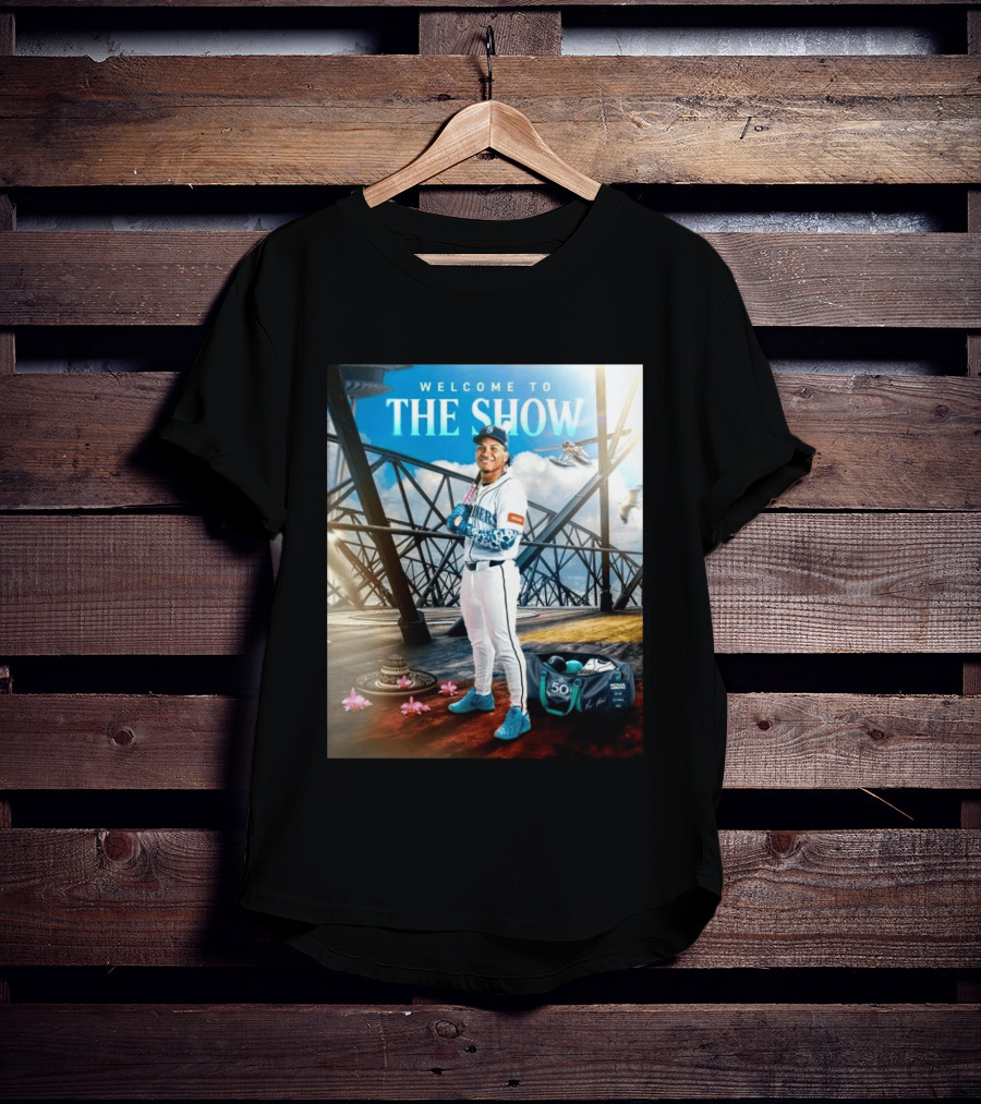 Welcome To The Show Michael Arroyo Mariners 50th Anniversary Baseball T-Shirt