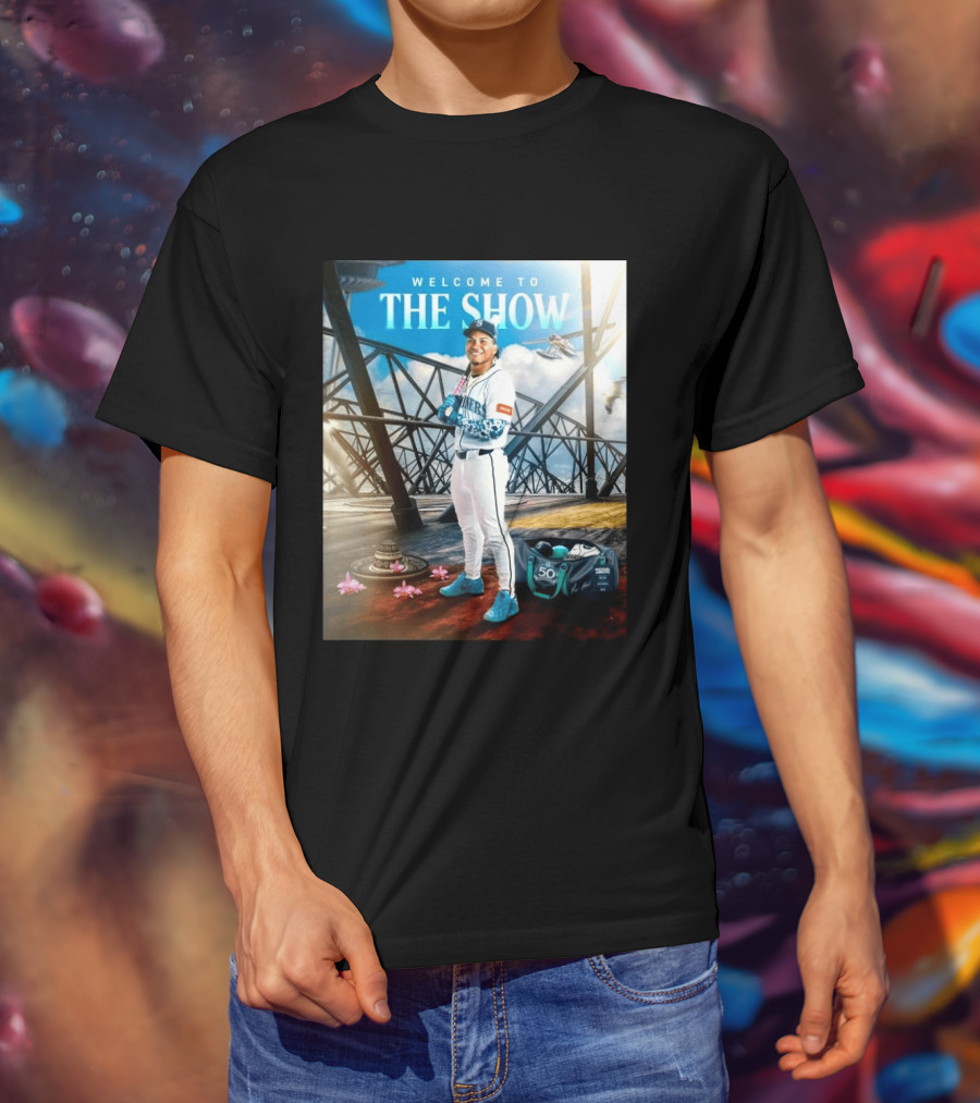 Welcome To The Show Michael Arroyo Mariners 50th Anniversary Baseball T-Shirt