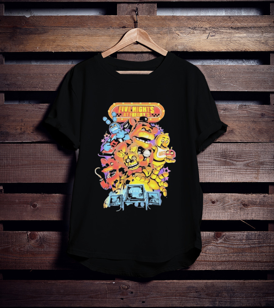 Five Nights At Freddy's Horror Nights 2023 Animatronic Characters T-Shirt