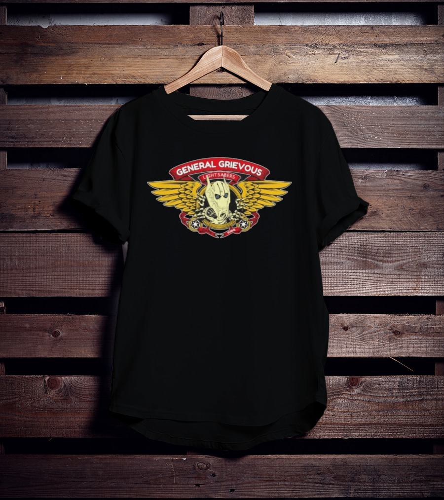 General Grievous Lightsabers Wings Dark Side Star Wars T-Shirt
