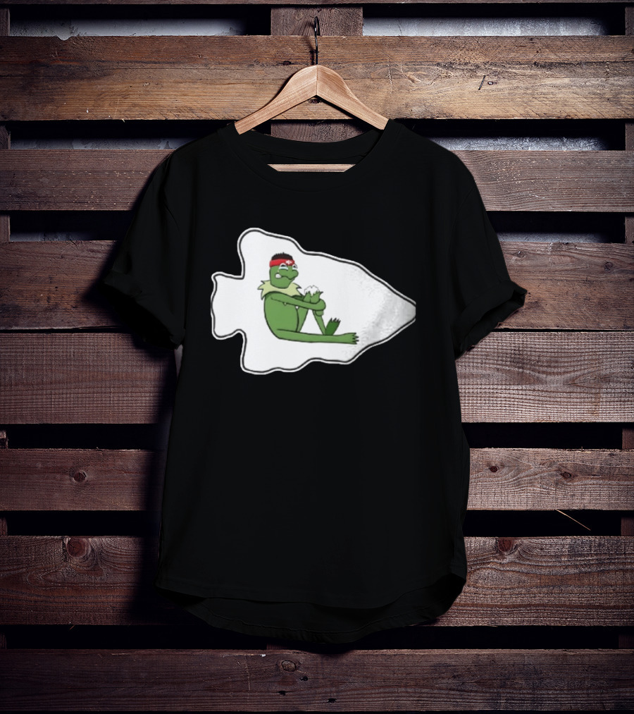 Patrick Mahomes Kansas City Chiefs Crying Kermit Meme T-Shirt