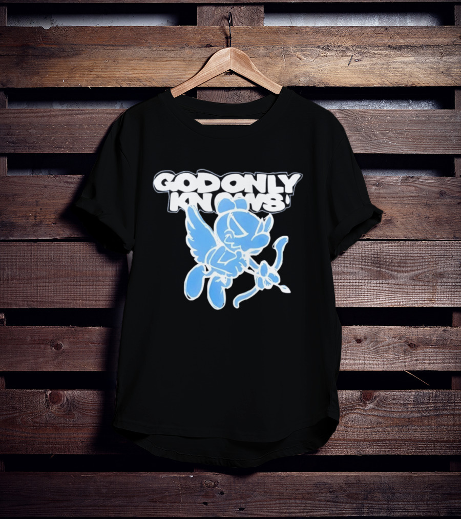 God Only Knows Blue Cupid Angel Streetwear T-Shirt