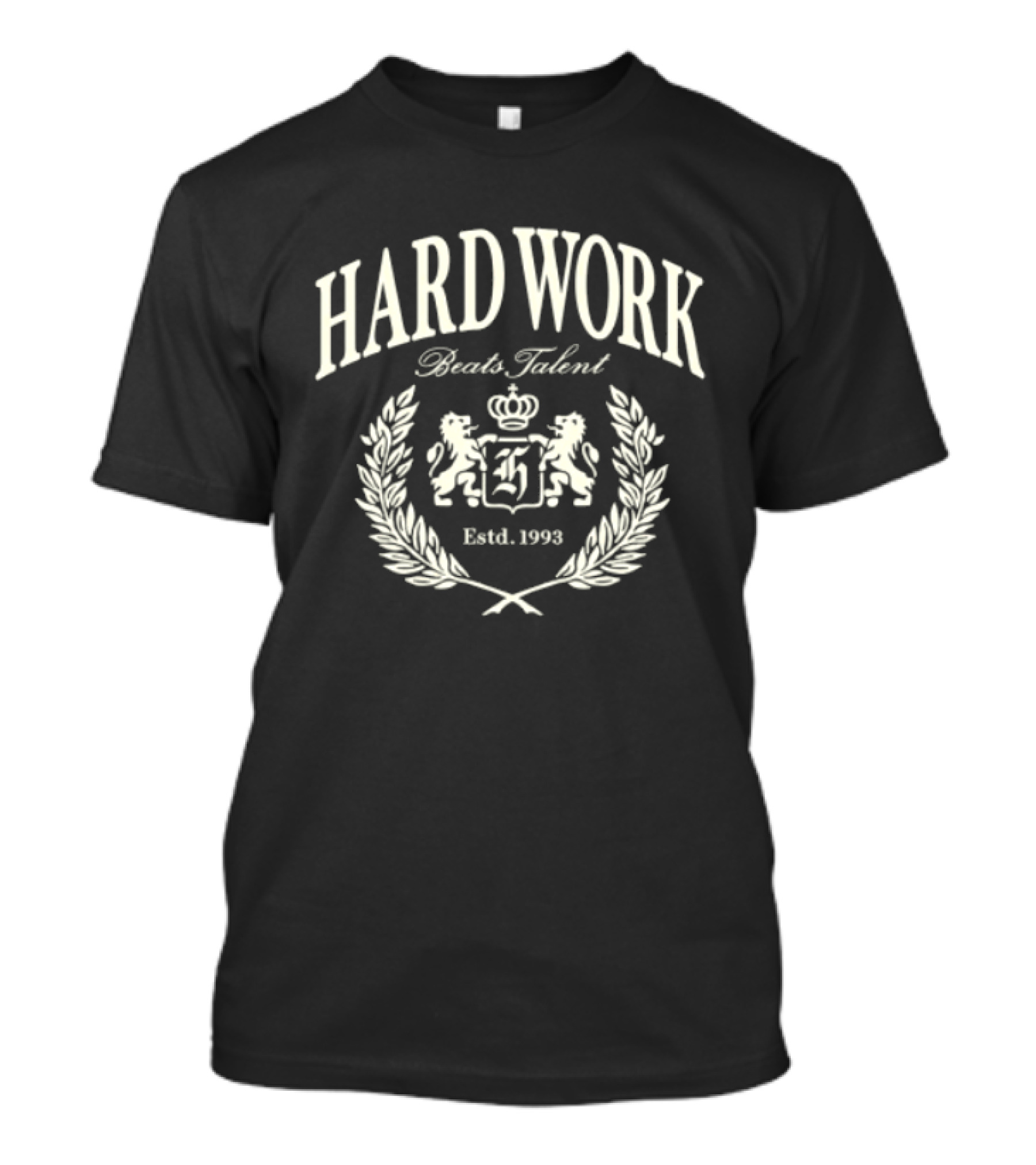 Hard Work Beats Talent Estd. 1998 Monaco Oversized T-Shirt