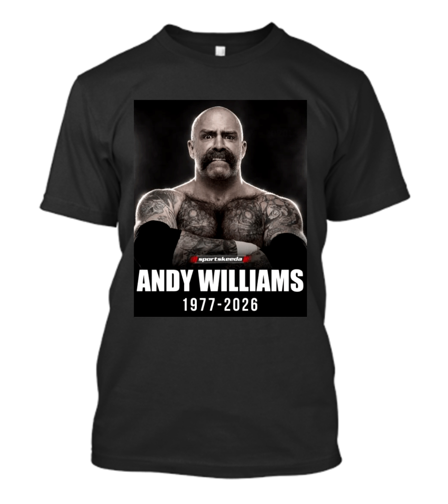 Rip Sportskeeda Andy Williams 1977 2026 T-Shirt