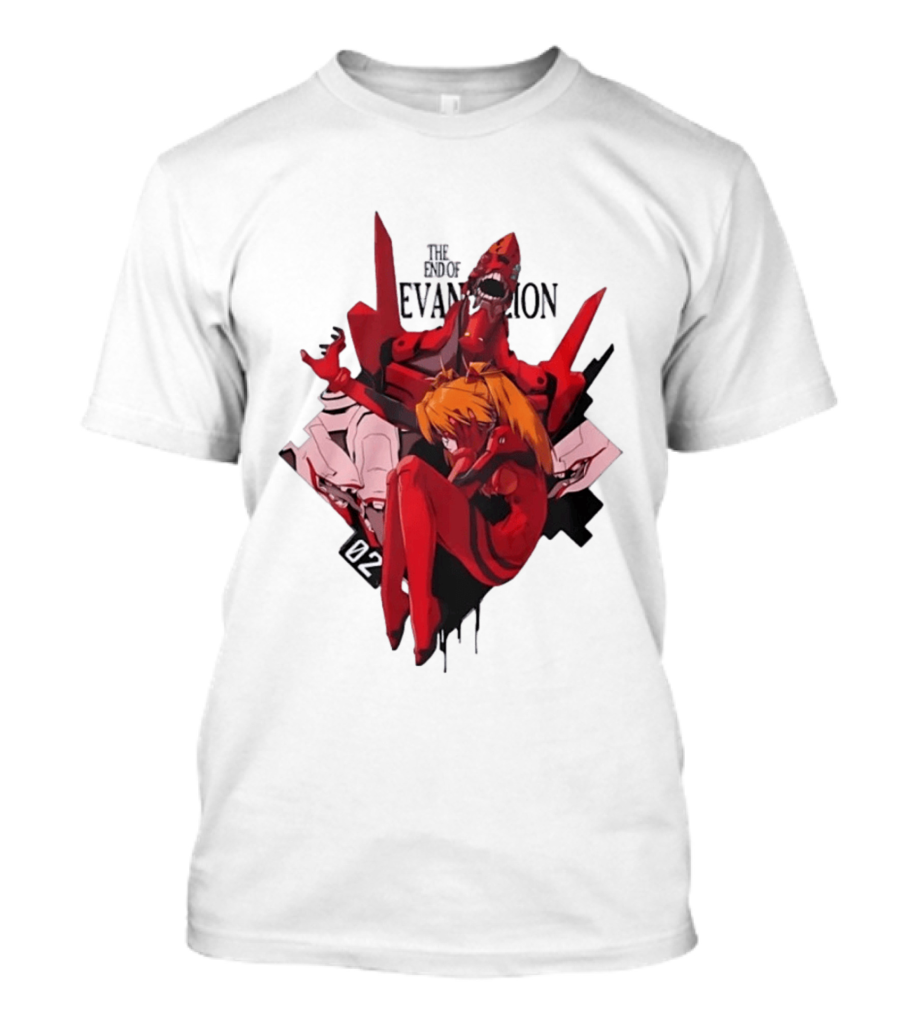 The End Of Evangelion Asuka Langley Soryu Eva Unit 02 T-Shirt