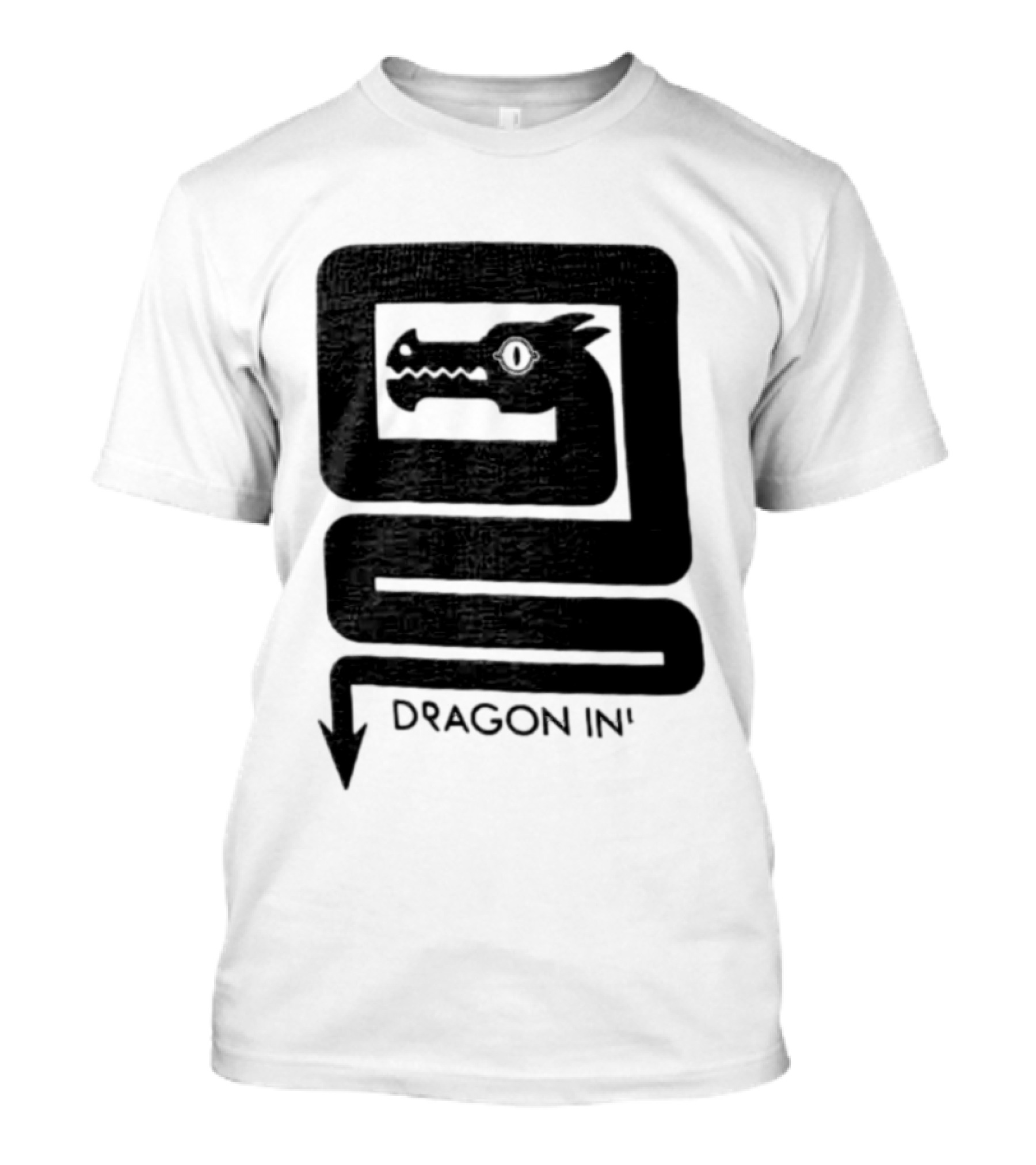 Dragon Ink Snake Head Mythical Creature T-Shirt