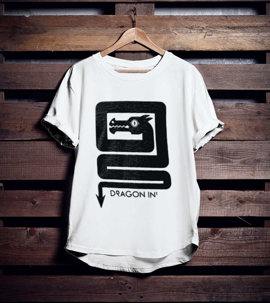 Dragon Ink Snake Head Mythical Creature T-Shirt